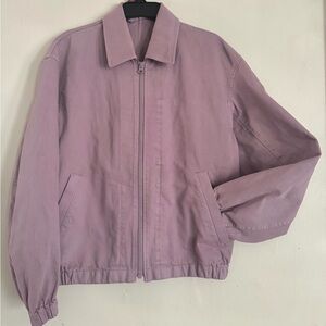 Lavender Zip-Up Jacket
